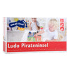 Isola pirata Ludo in legno di piccoli piedi