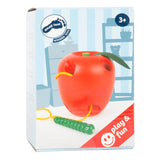 Small foot wooden thread apple - afbeelding 2