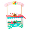Carrello gelato in legno di piccoli piedi con accessori