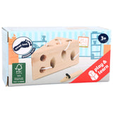 Game stradale in legno di formaggio e mouse - afbeelding 2