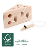 Game stradale in legno di formaggio e mouse - afbeelding 3