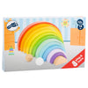 Small Foot Houten Bouwblokken Regenboog XL, 14dlg.