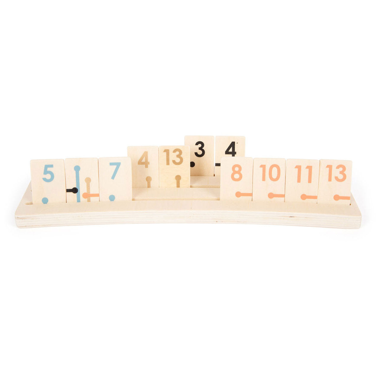 Gioco di ramino in legno piccolo