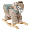 Asino bump di legno piccolo con sedia