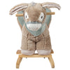Asino bump di legno piccolo con sedia