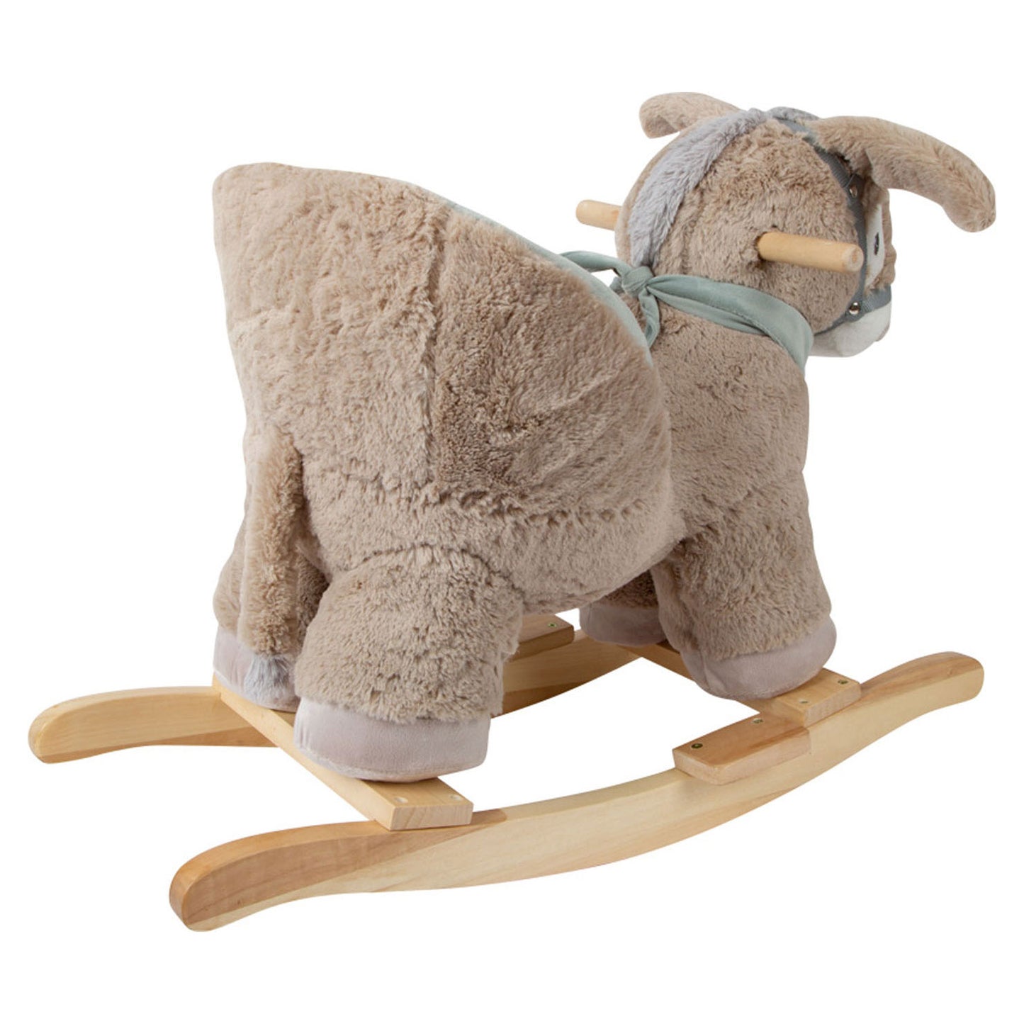 Asino bump di legno piccolo con sedia