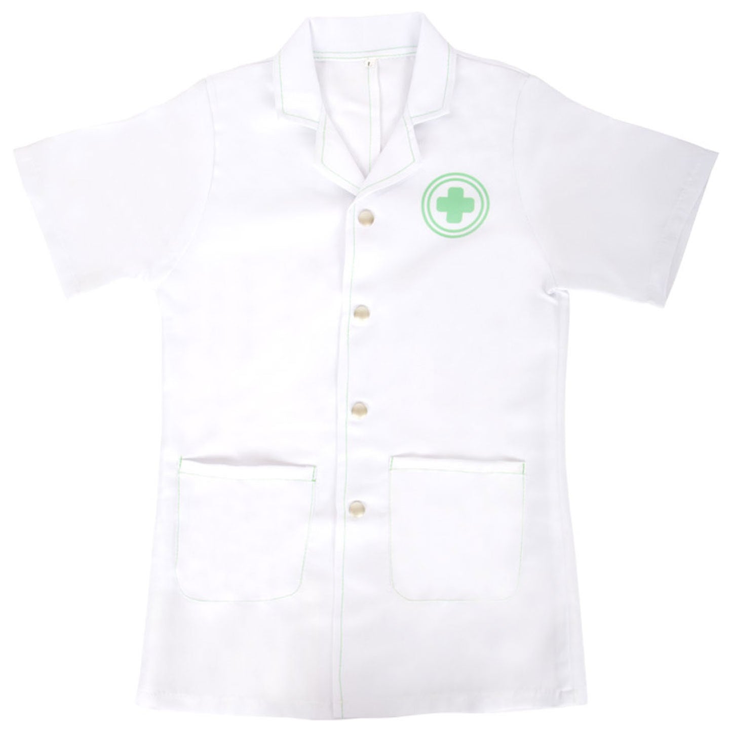 Pequeña chaqueta de doctor con accesorios de madera, 4dlg.