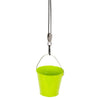 Small foot bucket green with pulley