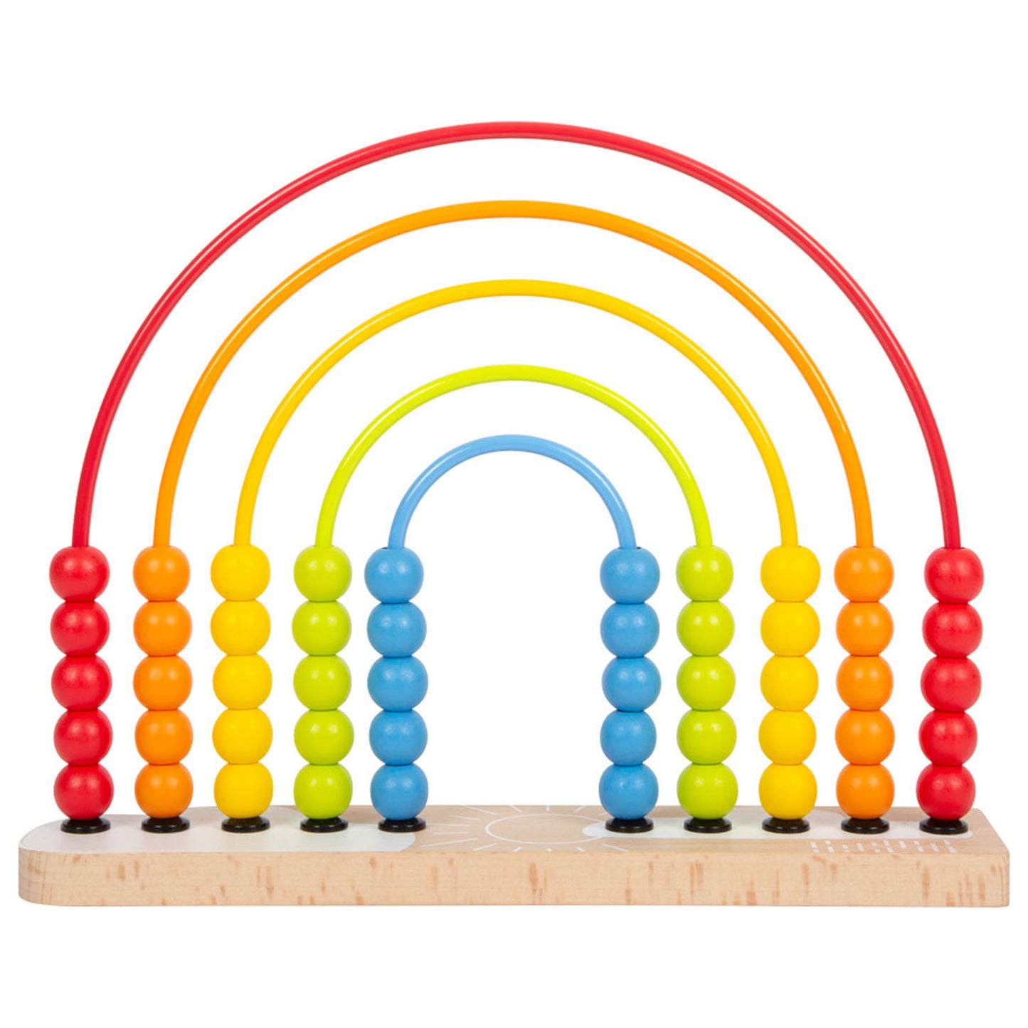 Motor de madera de pie pequeño Considere Rainbow