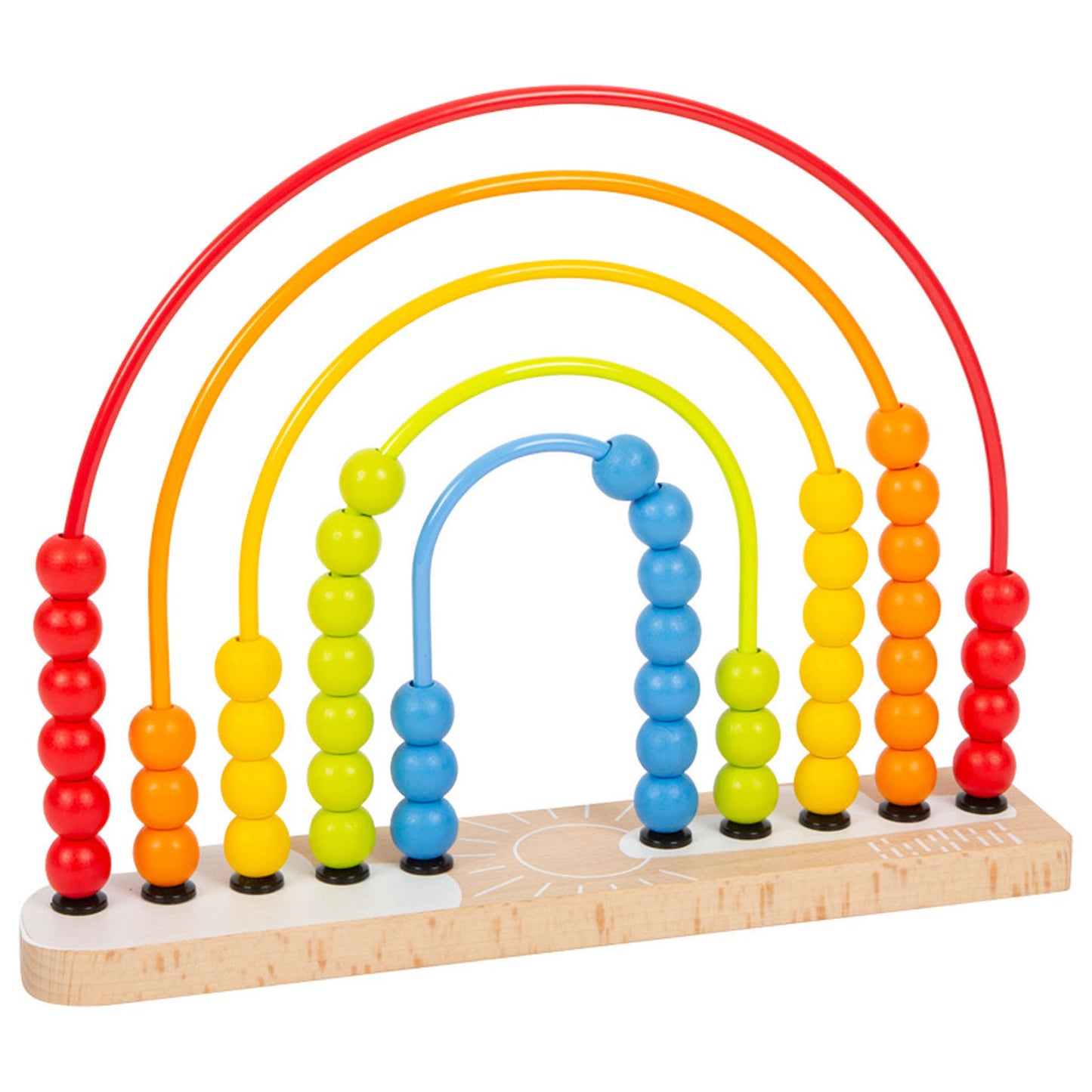 Motor de madera de pie pequeño Considere Rainbow