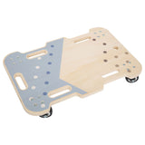 Blue rulmine di legno a piede blu blu - afbeelding 4