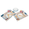 Small foot - houten bestekset met placemats, 18dlg.