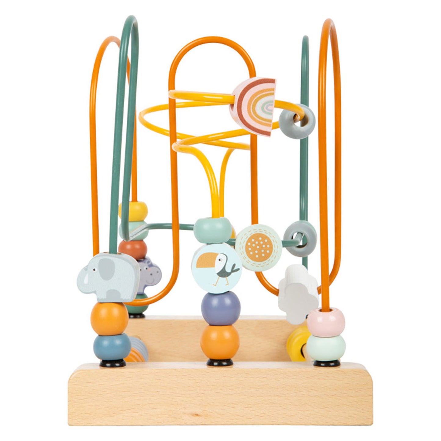 Small foot wooden motor skirs with beads