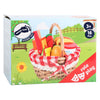 Cestino da picnic con taglio in legno