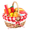 Cestino da picnic con taglio in legno