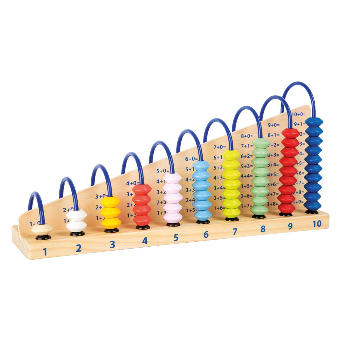 Abacus de madera de pie pequeño