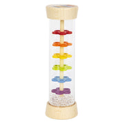 Small foot - houten regenmaker regenboog - afbeelding 1