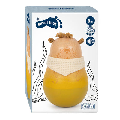 Posco de madera de pie pequeño nutria