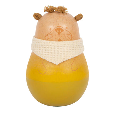 Posco de madera de pie pequeño nutria