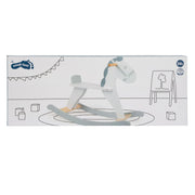 Cavallo a dondolo in legno a piede piccolo Skandi White - afbeelding 2