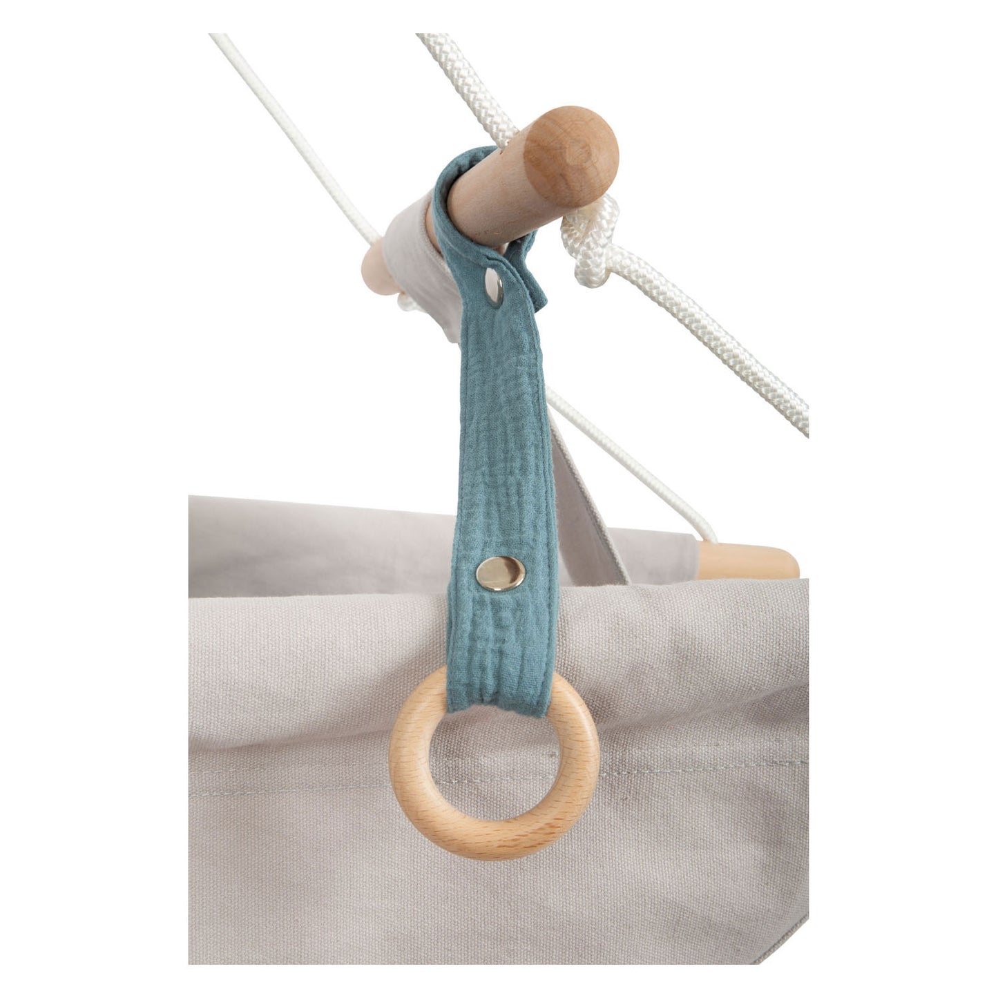 Pequeño pie de madera Baby Swing Sea Coast