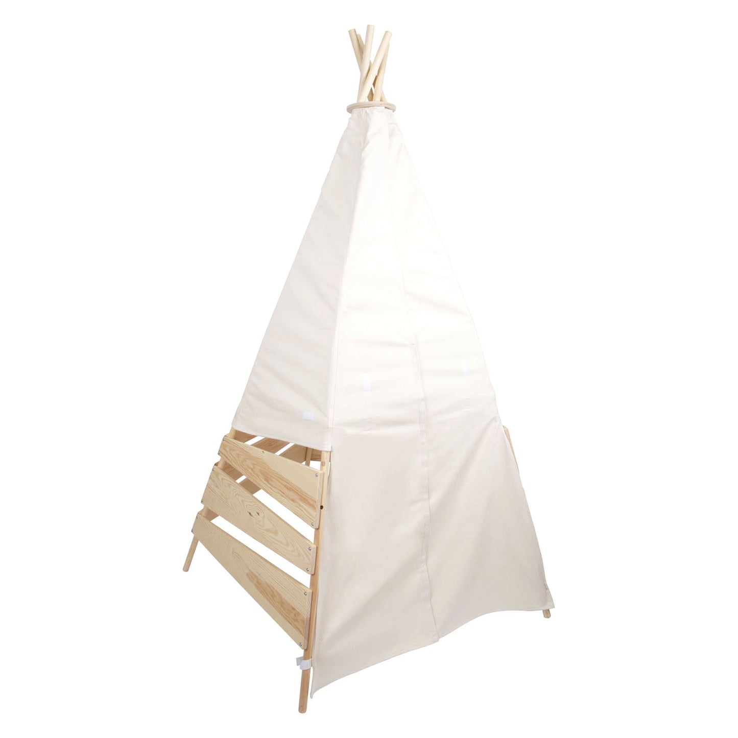 Tenda tipi in legno a piede esterno