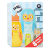 Familia de muñecas Matryoshka de madera de madera de pie pequeño