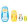 Familia de muñecas Matryoshka de madera de madera de pie pequeño