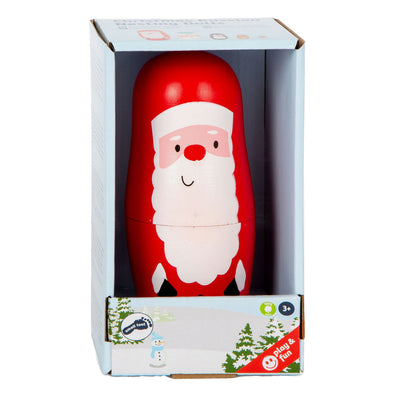 Muñecas de madera de madera de pie pequeña navidad