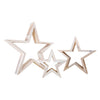 Small foot - houten decoratieve sterren, 3st.