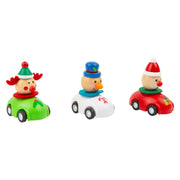 Small Foot Houten Pull-back Kerstauto - afbeelding 1