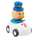 Small Foot Houten Pull-back Kerstauto - afbeelding 2