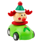 Small Foot Houten Pull-back Kerstauto - afbeelding 3