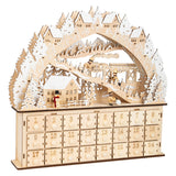 Pie pequeño - calendario de adviento de madera esquí - afbeelding 1