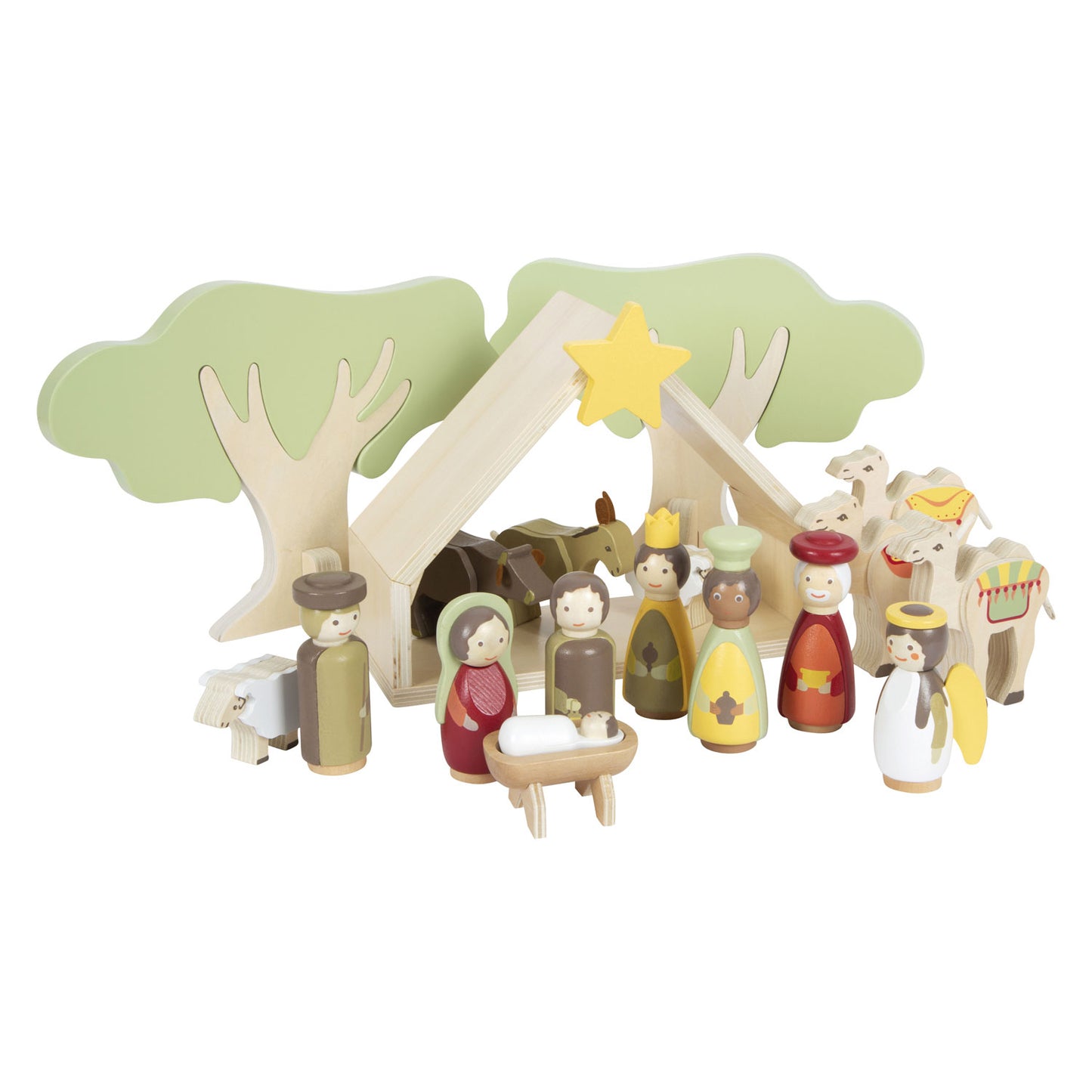 Small foot - houten kerstkribbe speelset