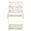 Silla de muñeca combinada de madera pequeña