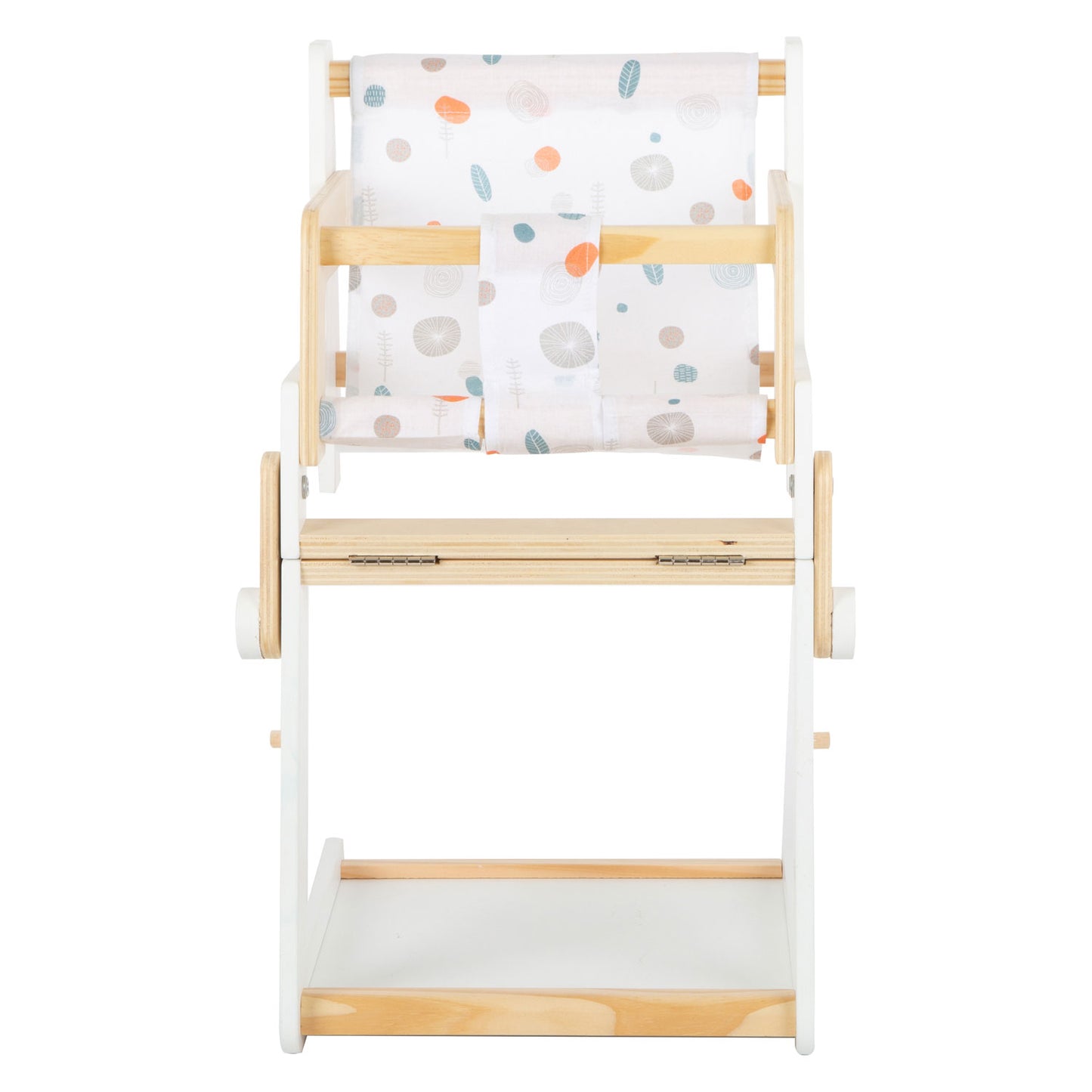 Silla de muñeca combinada de madera pequeña