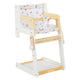 Silla de muñeca combinada de madera pequeña
