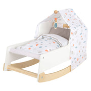Small foot - houten schommel poppenbed little button - afbeelding 1