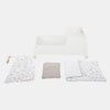 Small foot - houten schommel poppenbed little button