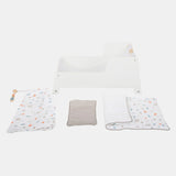 Cama de muñecas de muñeca de madera pequeña de pie - afbeelding 5