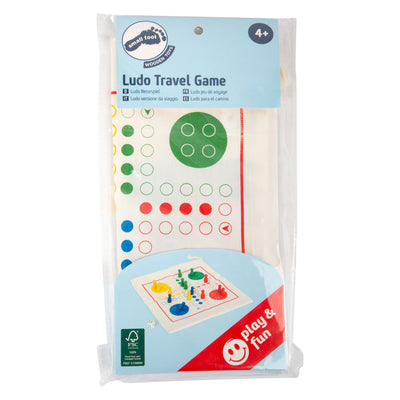 Pequeño juego de viajes de madera de madera