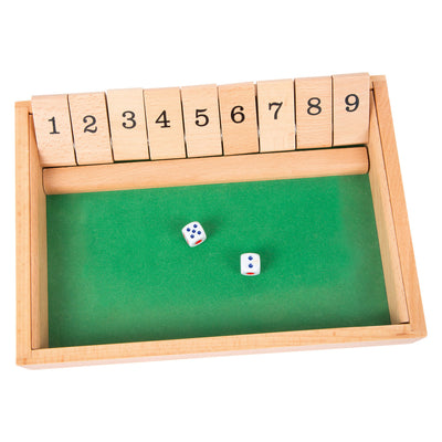 Piccolo piede chiudere la scatola Houten Dice Game