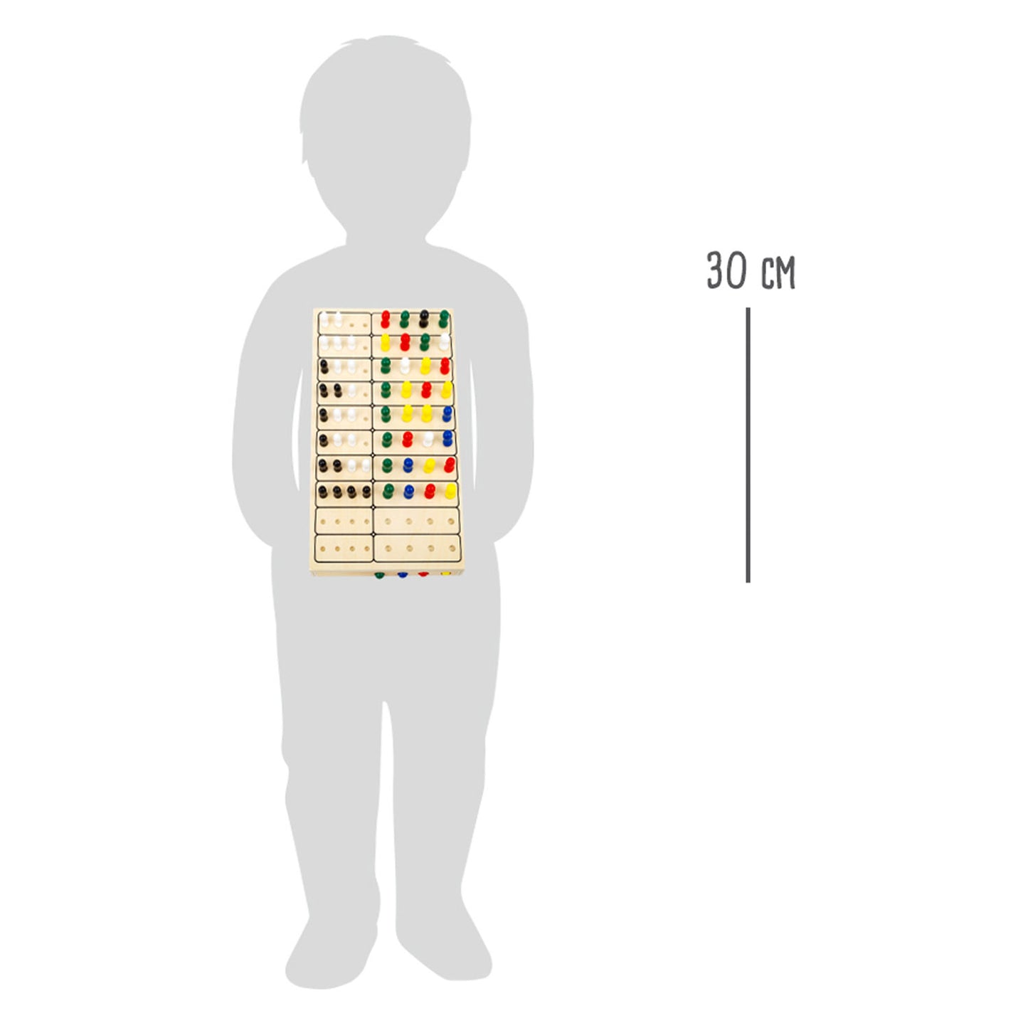 Gioco da tavolo in legno segreto di piccoli piedi