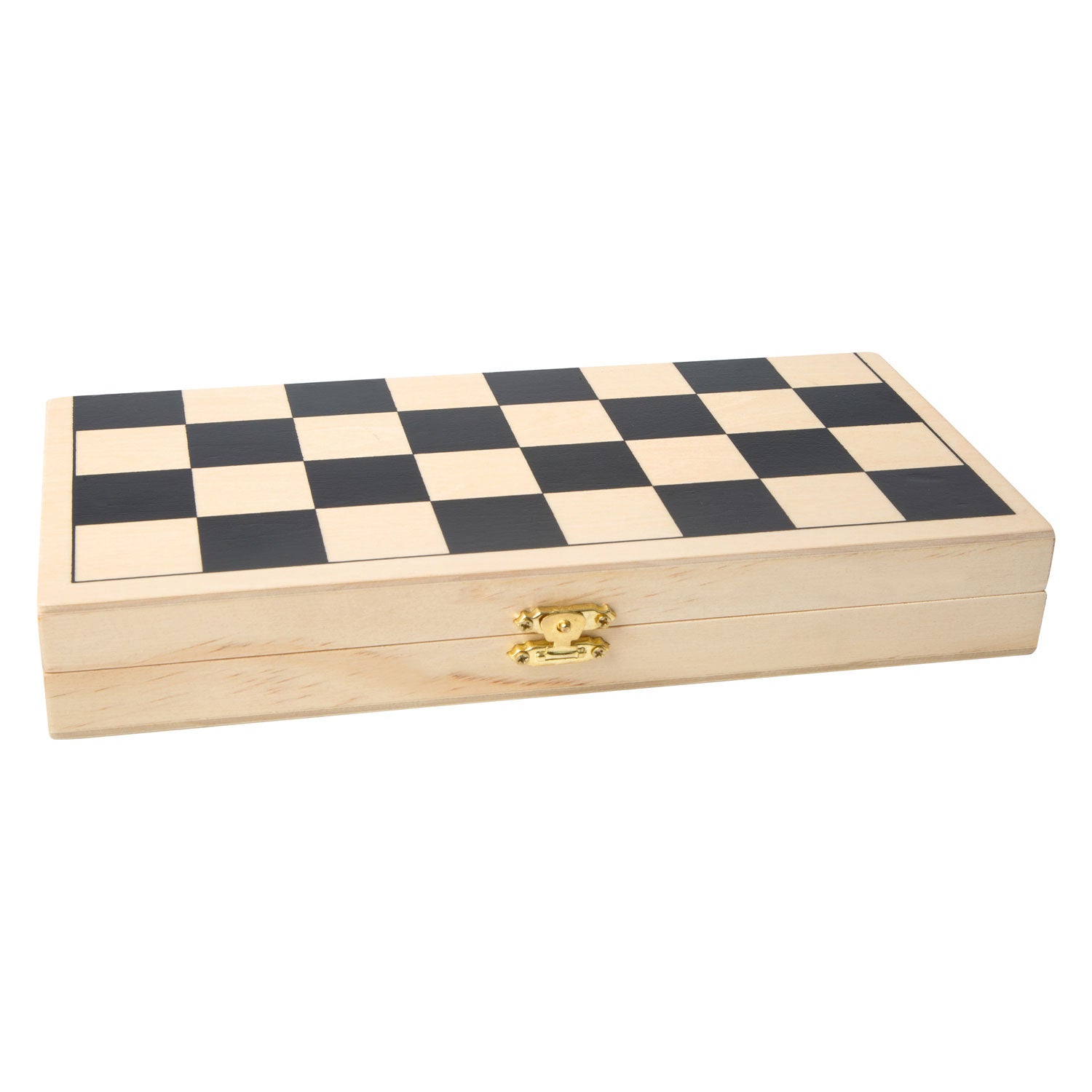 Ajedrez de madera de pie pequeño