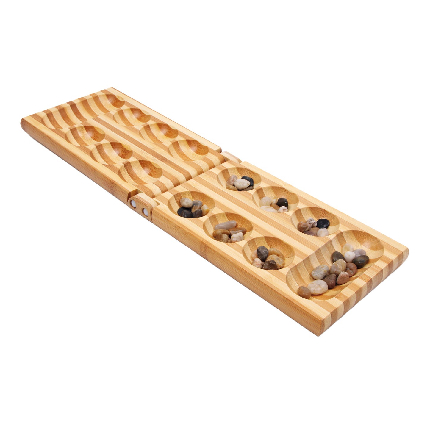 Gioco di strategia di legno di piccoli piedi kalaha