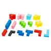 Forme geometriche di puzzle puzzle a piede piccoli