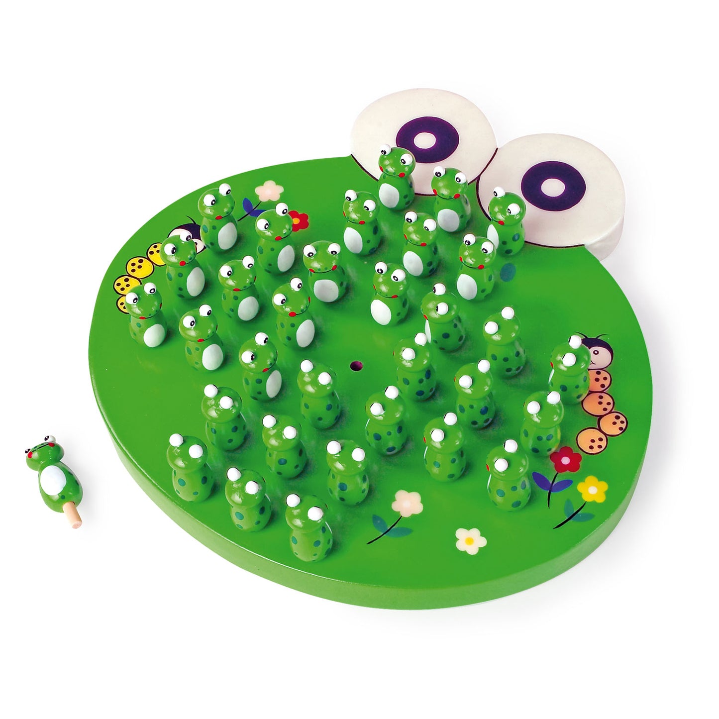 Small foot - houten spel solitaire kikker