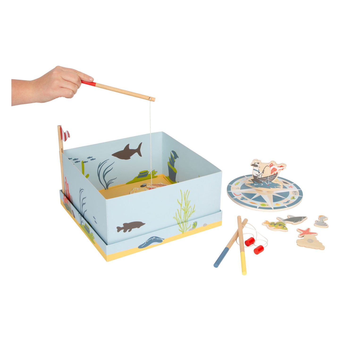 Pequeño pie de madera Vishengelpelpel 4 jugadores