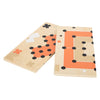 Pequeño Foot Houten Solitaire y Molenspel Golden Edition